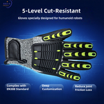 Disposable Finger Gloves Supplier - 9 Inch Light Yellow Anti-Slip