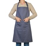 Sleeveless Kitchen Workwear Manufacturer - Customized Solid Canvas