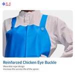 PE Apron Supplier - Blue Breathable Waterproof Non-Woven