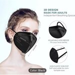 KN95 Respirator Masks Supplier - High Quality Disposable Black