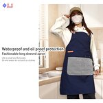 Cotton Work Apron Supplier - Zixi Solid Multi-Pocket Unisex