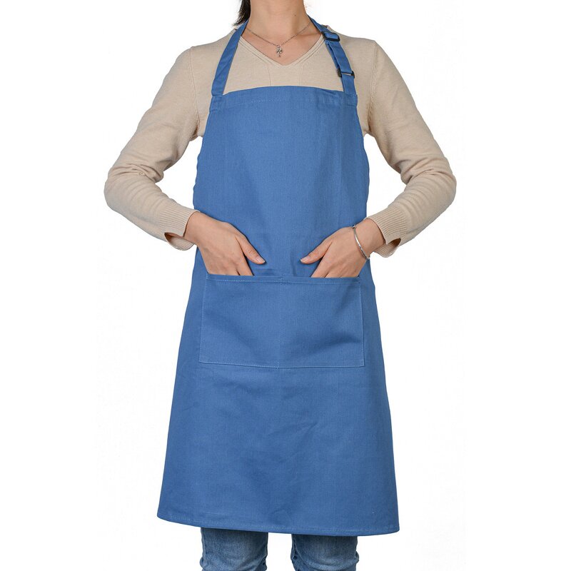 Sleeveless Kitchen Workwear Manufacturer - Customized Solid Canvas