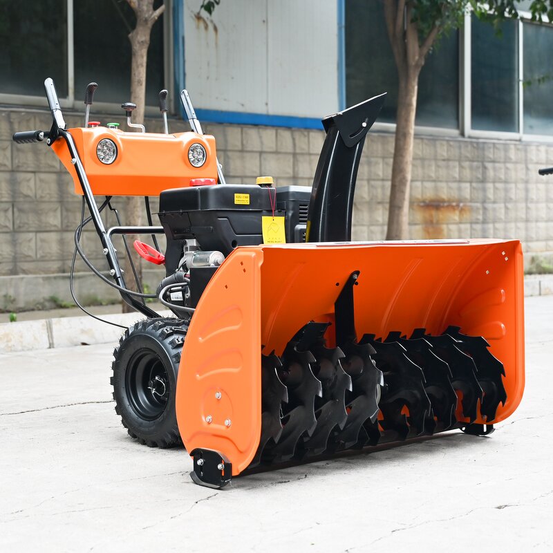 Portable Mini Snow Sweeper Factory - Handheld 13hp with Roller Brush