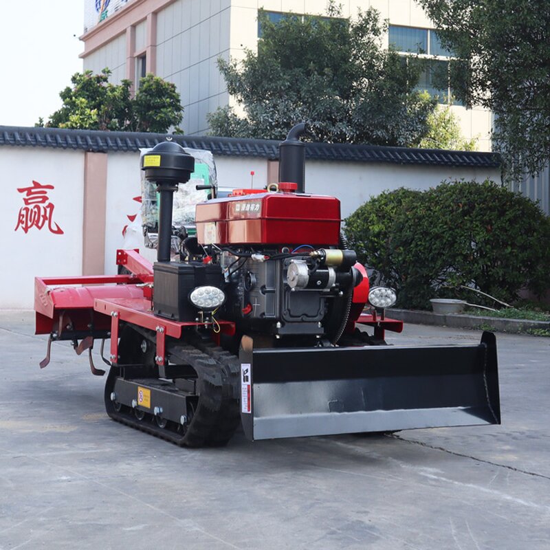 Remote Control Rotary Tiller Factory - Diesel Mini Intelligent