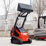Mini Crawler Skid Steer Loader Factory - with Attachments