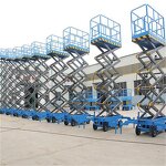 Self-Propelled Scissor Lift Factory - 2024 New 10-12m Hydraulic