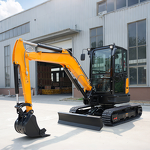 Mini Digger Factory - Free Shipping 3.5 Ton New All Terrain Crawler