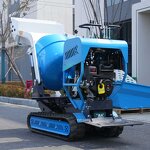 Crawler Mini Concrete Mixer Supplier - Free Shipping Hydraulic Drive Portable