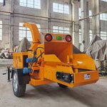 Wood Chipper Shredder Factory - Forestry Mobile Industrial Drum