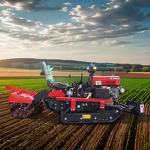 Ride on Cultivator Factory - 25HP Garden Mini Tractor with Tool