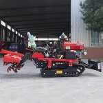Crawler Rotary Tiller Manufacturer - Big Double Plow 25-35HP