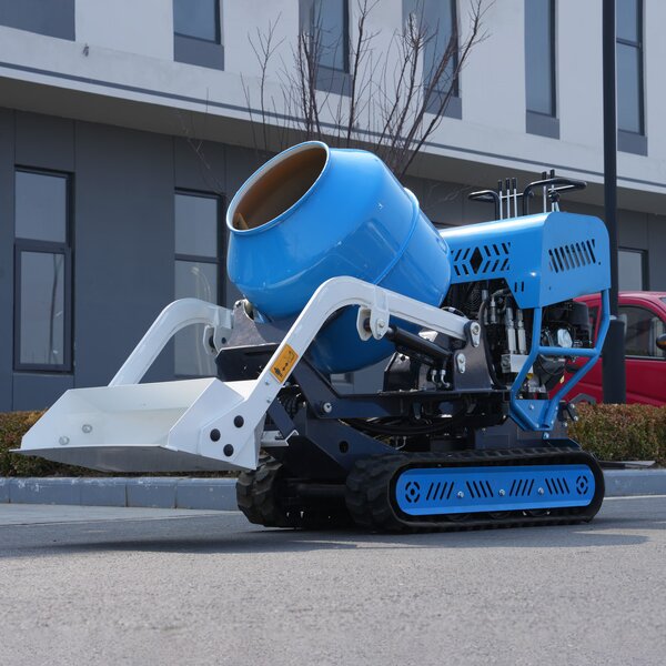 Mini Dump Truck Mixer Supplier - Free Shipping Mobile Self Loading Hydraulic