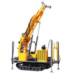 Water Well Drilling Machine Manufacturer - 300m Small Rotary Pneumatic