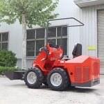 Front Wheel Loader Supplier - 4 Wheeled CE Gasoline Engine