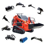 Skid Steer Loader Factory - 260-300kg Mini with Attachments