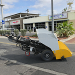 Heated Asphalt Mini Paver Factory - China Mfg Road Building Gasoline Compact