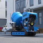 Cement Mortar Mixer Manufacturer - Chinese Factory Crawler Self Loading