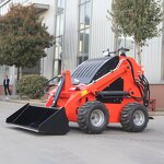 Wheeled Skid Steer Loader Manufacturer - Chinese Diesel Mini
