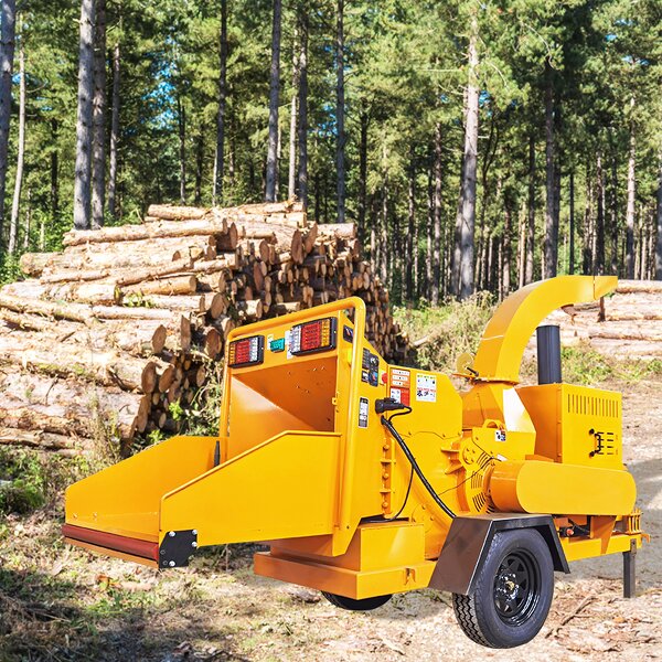 Wood Chipper Shredder Factory - Forestry Mobile Industrial Drum