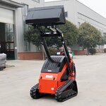 Mini Crawler Skid Steer Loader Factory - with Attachments