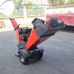 Drum Wood Chipper Factory - New Design 15HP Gasoline Engine 120mm