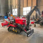 Crawler Rotary Tiller Factory - Hot Sales Cheap Fuel Engine Drought