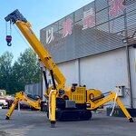 Micro Spider Crane Manufacturer - Hydraulic Mobile Foldable Legs 3 Ton