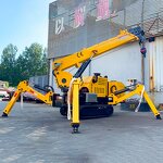 Micro Spider Crane Manufacturer - Hydraulic Mobile Foldable Legs 3 Ton