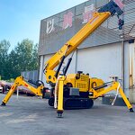 Mini Spider Crane Supplier - 3-8 Ton Diesel Knuckle Boom Best Price