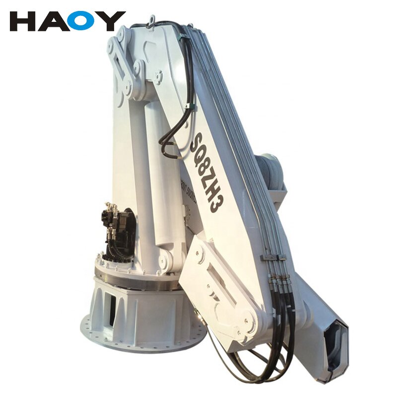 6300kg Marine Crane Manufacturer - Folding Boom Hoist