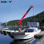 12 Ton Marine Crane Supplier - Folded Boom Deck Harbor