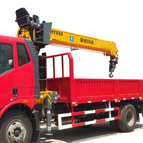 Self Loading Truck Crane Supplier - HAOY Sales with 8 Ton