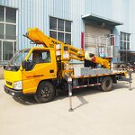 Advertising Installation Truck Supplier - 2020 New with Basket