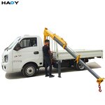 Light Cargo Truck Supplier - with Mini Crane for Sale