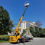 Hydraulic Lifting Crane Supplier - Truck with Hanging Basket