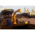 12 Ton Marine Crane Supplier - Folded Boom Deck Harbor