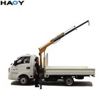 Light Cargo Truck Supplier - with Mini Crane for Sale