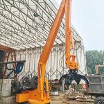 Heavy Duty Grapple Crane Manufacturer - Stationary with 360