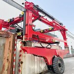 Rubber Tyre Straddle Carrier Manufacturer - 50 Ton with Remote