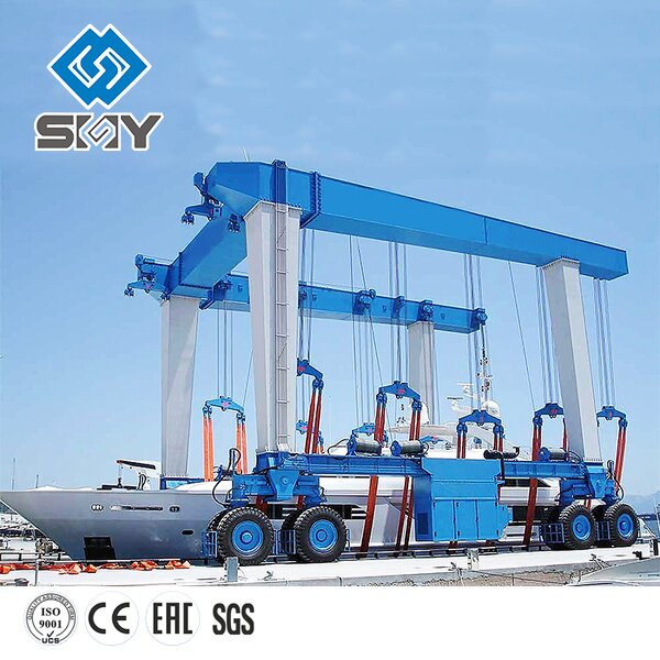 Boat Lifting Gantry Crane Manufacturer - 7-100ton with 2-10m