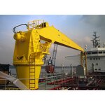 Boat Electric Marine Crane Manufacturer - Small 12 tons Fixed