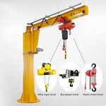 Slewing Cantilever Arm Crane Manufacturer - 1 Ton with Electric