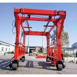 Port Mobile Straddle Carrier Supplier - 70 ton Container Yard