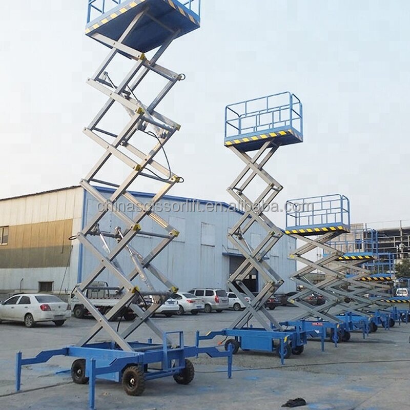 Durable Scissor Lift Supplier - High Load Four Wheels Hydraulic