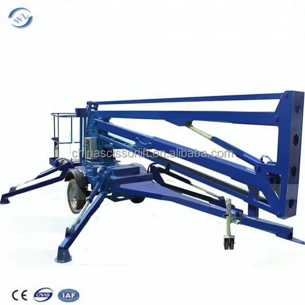 Elevating Towed Boom Lift Manufacturer - Trailed with Controller