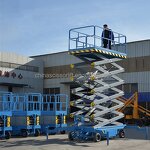 Electric Mobile Scissor Lift Supplier - Anti Tilt for Warehouse