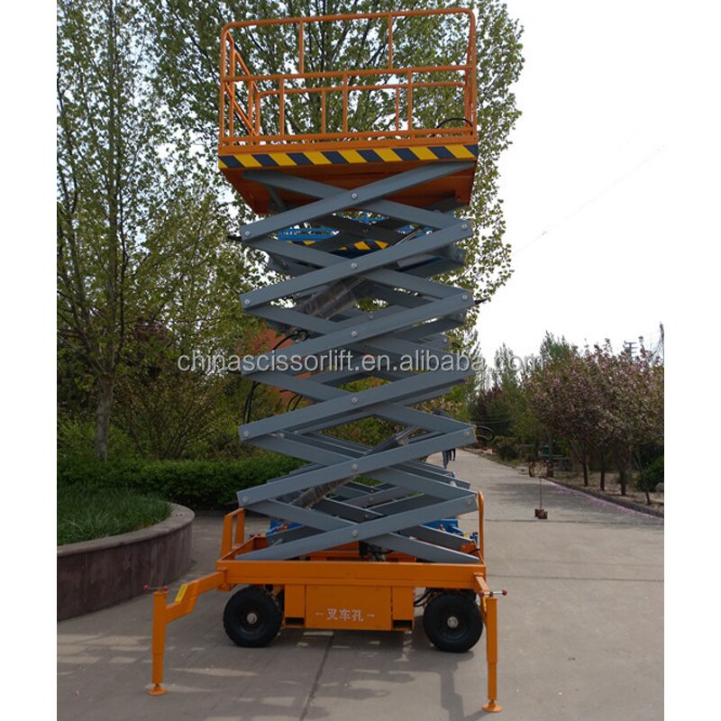 Battery Powered Scissor Lift Manufacturer - Mobile Anti Tilt Quiet