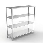 Adjustable Steel Shelf Supplier - 5-Tier Heavy Duty Anti