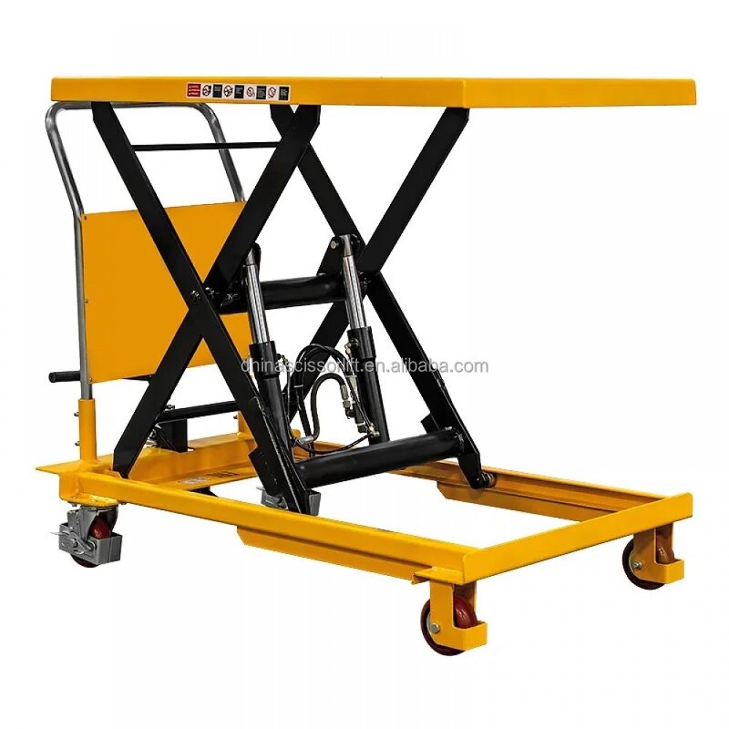 Hand Push Scissor Platform Manufacturer - Trolley Hydraulic 150-1500