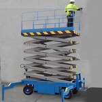Electric Mobile Scissor Lift Supplier - Anti Tilt for Warehouse